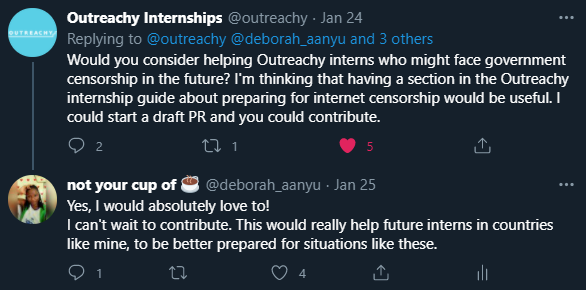 Outreachy wants to help future interns circumvent internet censorship